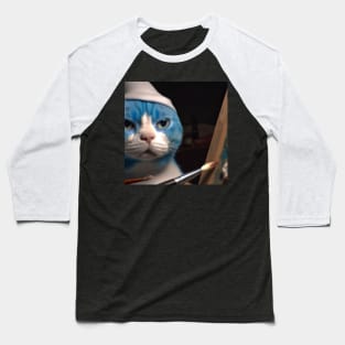 Meowgical Smurf Cat of Wonder Baseball T-Shirt